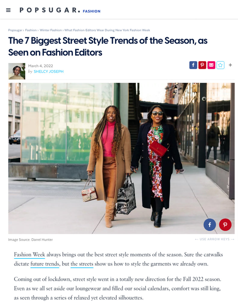 The 7 Biggest Street Style Trends of the Season, as Seen on Fashion Ed –  Hampden Clothing