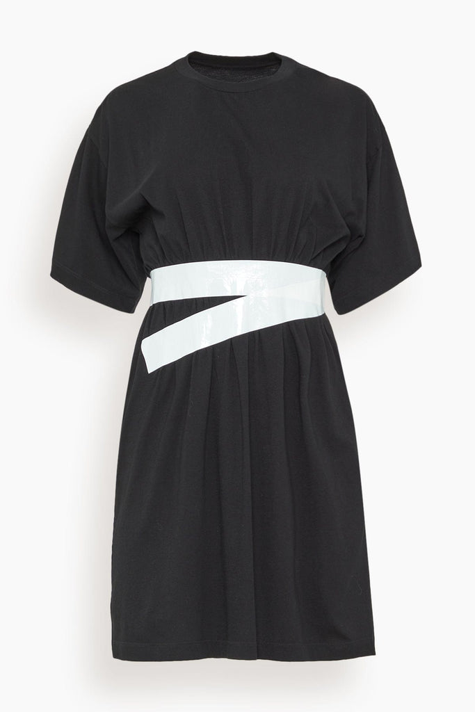 MM6 Maison Margiela Taped Jersey Mini Dress in Black – Hampden