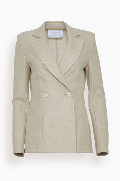 Harris Wharf Jackets Double Breasted Blazer in Sand