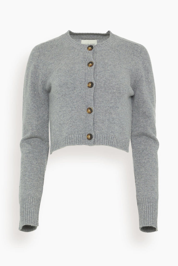 Loulou Studio Zephir Cardigan in Slate Grey – Hampden Clothing