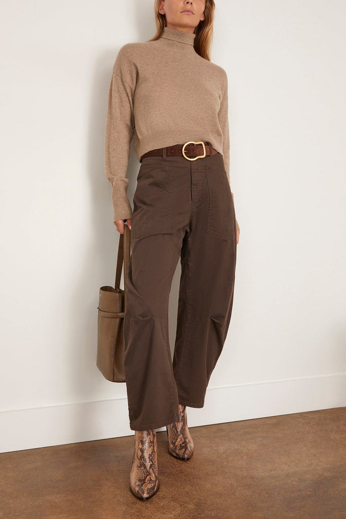 Nili Lotan Shon Pant in Chocolate Brown – Hampden Clothing