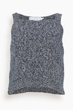 Proenza Schouler White Label Sweaters Drew Sweater in Dark Blue/Off White