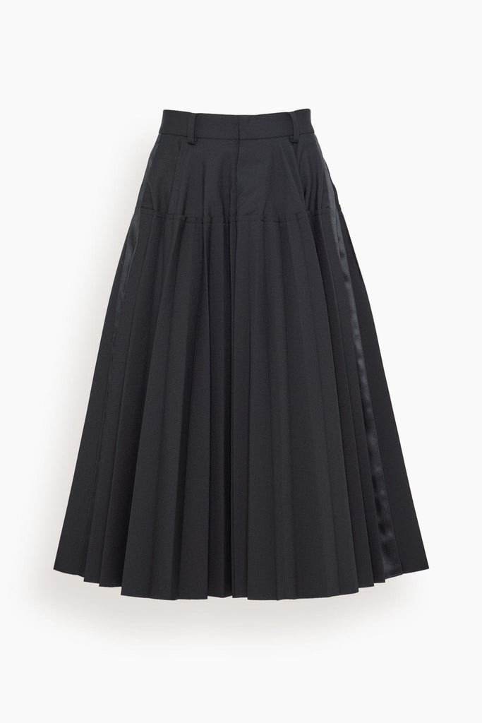 Sacai Suiting Bonding Skirt in Black – Hampden Clothing