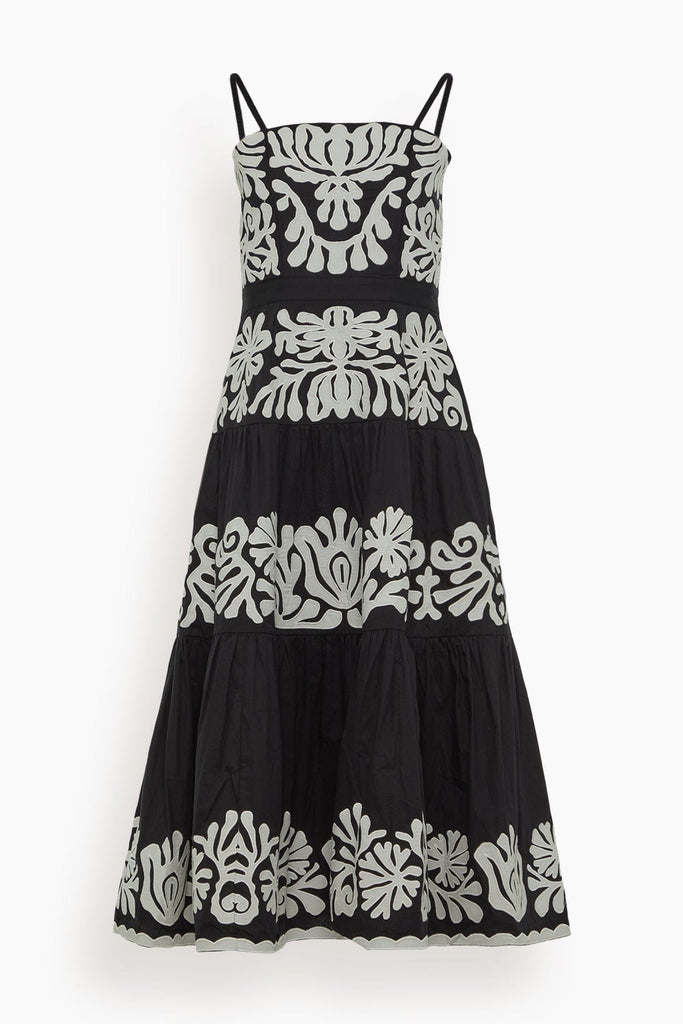 【SEA NEW YORK】AGATHE アップリケ タンク ドレス SEA Agathe Applique Tank Dress in Black – Hampden Clothing