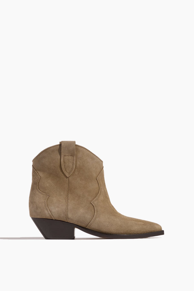 ショートブーツ・ブーティ Isabel Marant Beige Suede Cowboy Ankle Boots Dewina Isabel Marant Dewina Booties | Shopbop