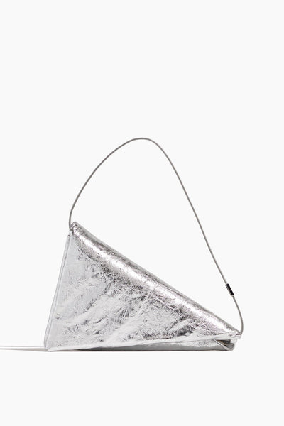 Prisma Triangle Bag in Silver