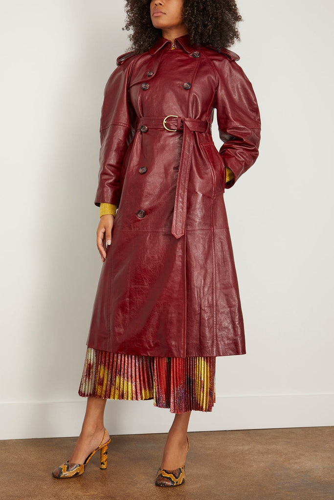 Ulla Johnson Marlowe Double-Breasted Trench Coat