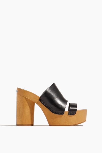Isabel Marant Shoes Strappy Heels Hyun Leather Platform Sandals in Black