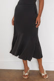 Raquel Allegra Skirts Frida Midi Skirt in Black