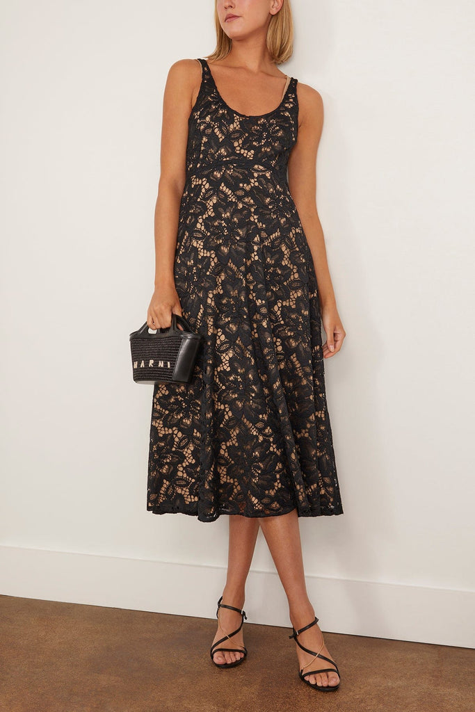 Dorothee Schumacher Lacy Dream Dress in Pure Black – Hampden Clothing