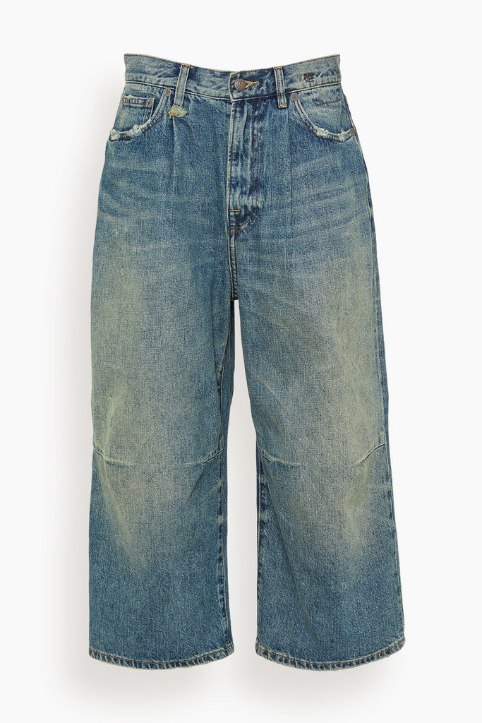 R13 Crop Wideleg Jean in Clinton Blue – Hampden Clothing