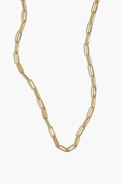 16" Paperclip Chain in 14K Gold
