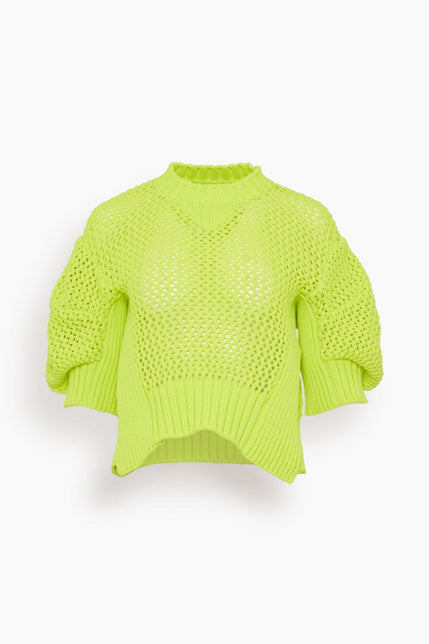 Sacai Sweaters Knit Pullover in Yellow