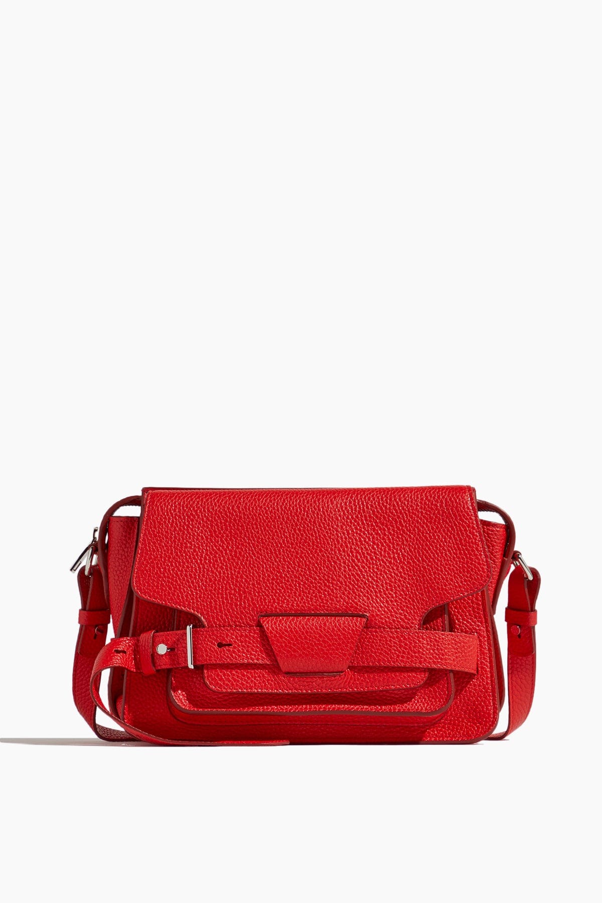 Proenza Schouler Handbags Cross Body Bags Beacon Saddle Bag in Rosso