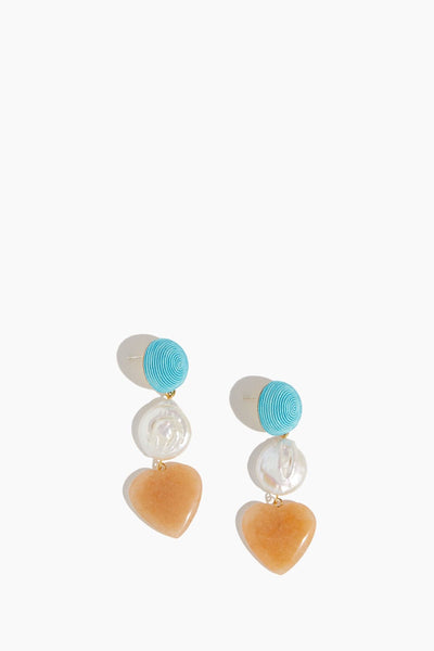 Enchanted Heart Earrings in Multi
