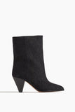 Isabel Marant Shoes Ankle Boots Rouxa Low Boot in Black