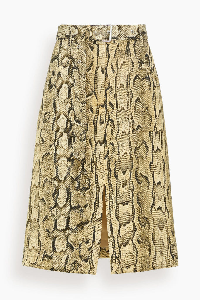 Dries Van Noten Sheraz Skirt in Snakeprint – Hampden Clothing