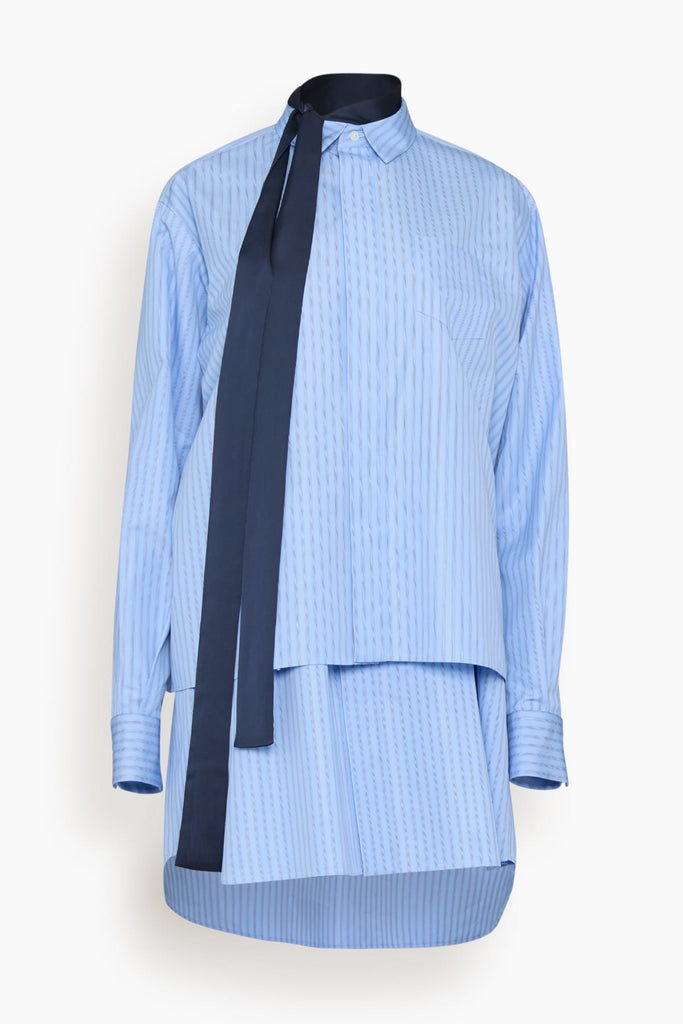 Sacai Poplin Dress in Light Blue Stripe – Hampden Clothing