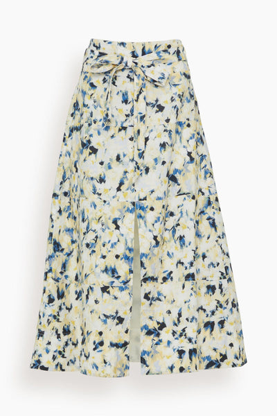 Hudson Skirt in Cream/Maritime Blue (TS)