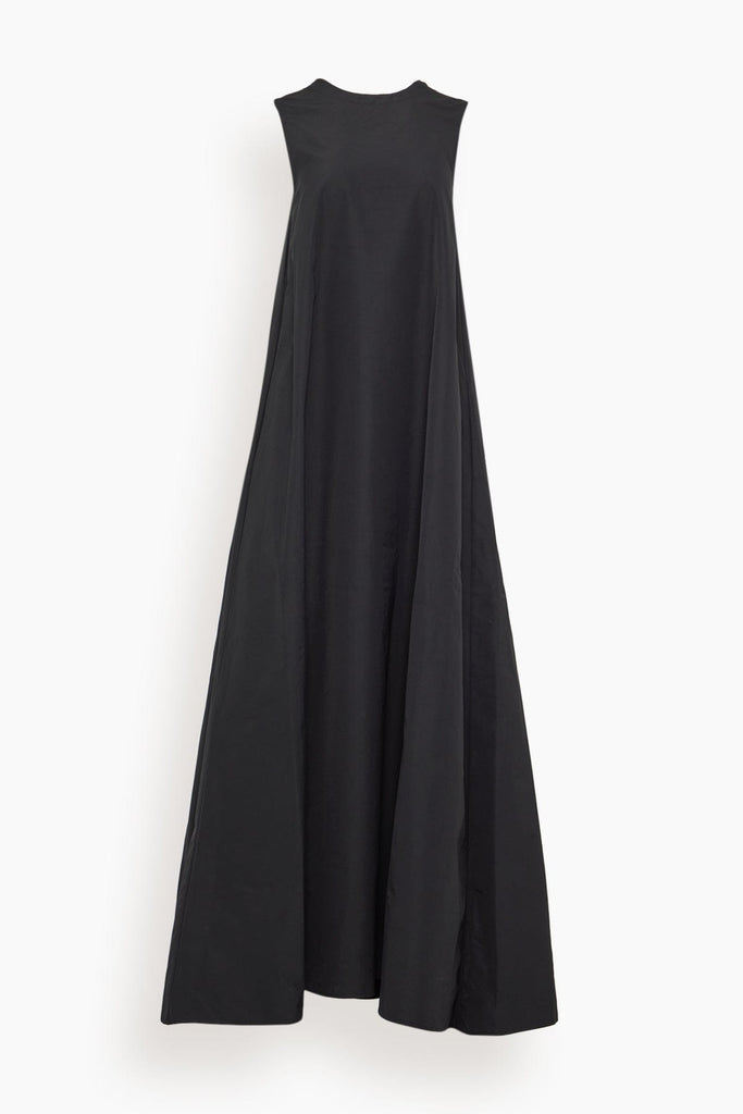 black cotton maxi dress Plan C - Plan C Long Dress in Black 40 / 4 US