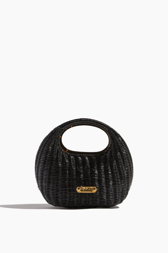 【sacai】Rattan Round Bag Sacai Rattan Round Bag in Black – Hampden Clothing
