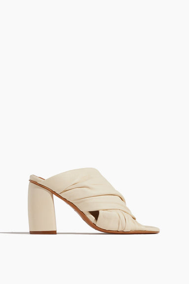 Forte Forte Strappy Heels Nappa Leather Heeled Sandals in Ivory Forte Forte Nappa Leather Heeled Sandals in Ivory
