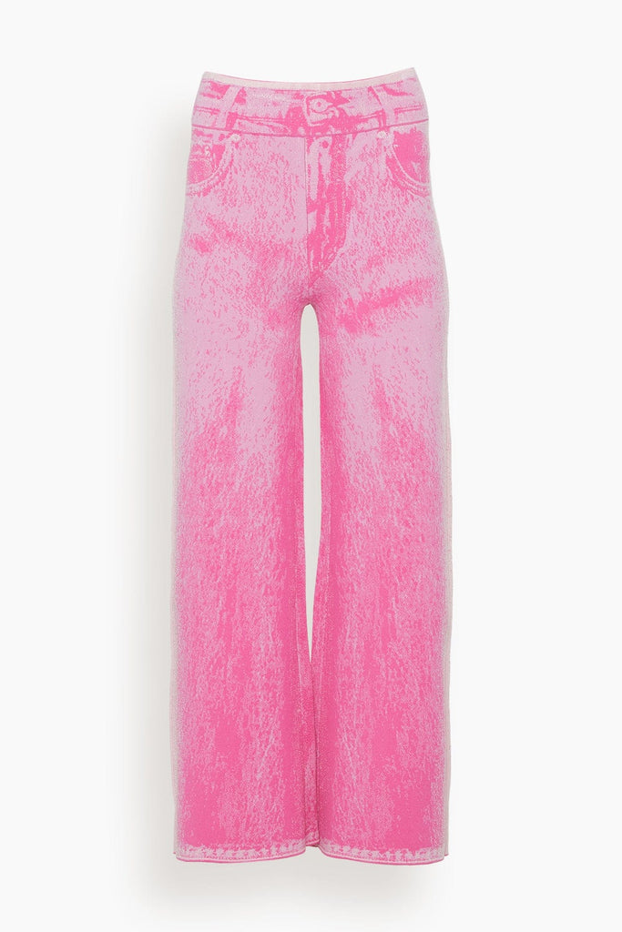 fabcoast Wide Leg Women Pants (S, Baby Pink) : : Fashion