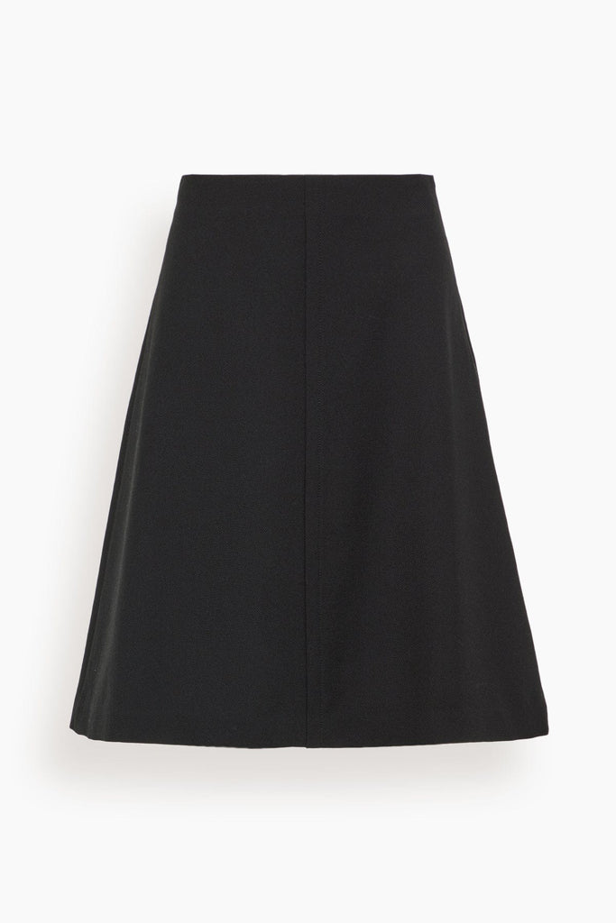 Bite Studios A-Line Wool Skirt in Black – Hampden Clothing