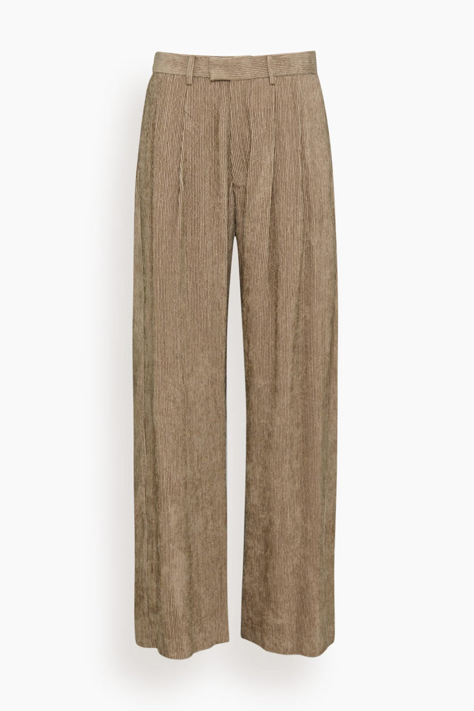 R13 Pleated Wide Leg Pant in Dusty Khaki – Hampden Clothing