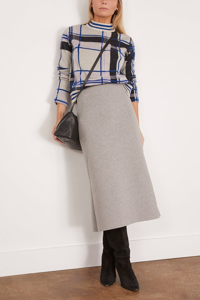 Dries Van Noten Hubyl Skirt in Grey Melange – Hampden Clothing