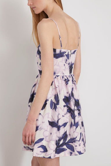 Tanya Taylor Casual Dresses Gellar Dress in Lilac/Off White Multi Tanya Taylor Gellar Dress in Lilac/Off White Multi