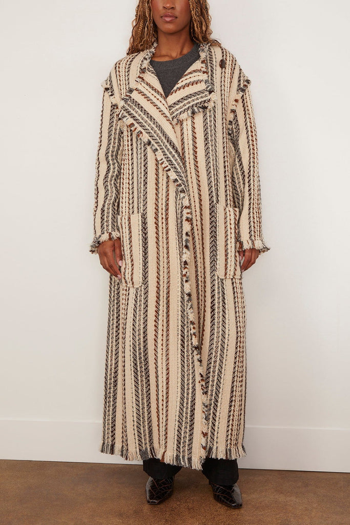 ISABEL MARANT★上質な編み込み★ゆったりウール100%ニットコート★ Isabel Marant Etoile Inita Coat in Ecru – Hampden Clothing