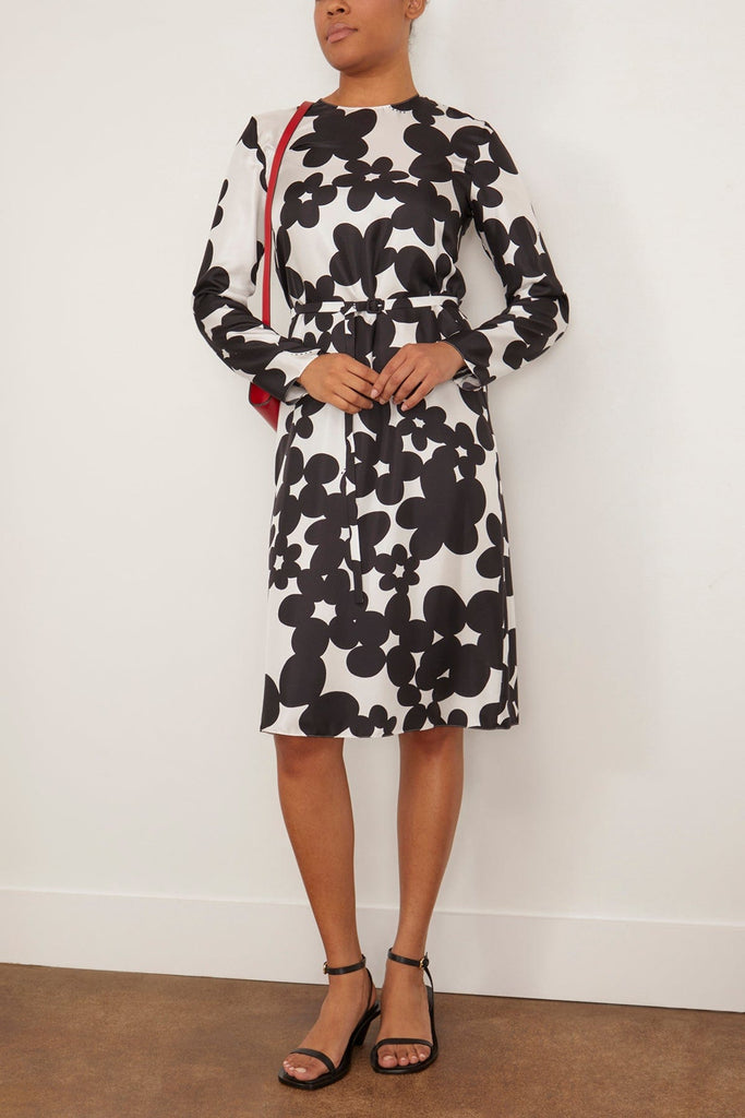 【Marni】「ディリーズ」シルクミディスカート Marni Dillies Print Silk Dress in Black – Hampden Clothing