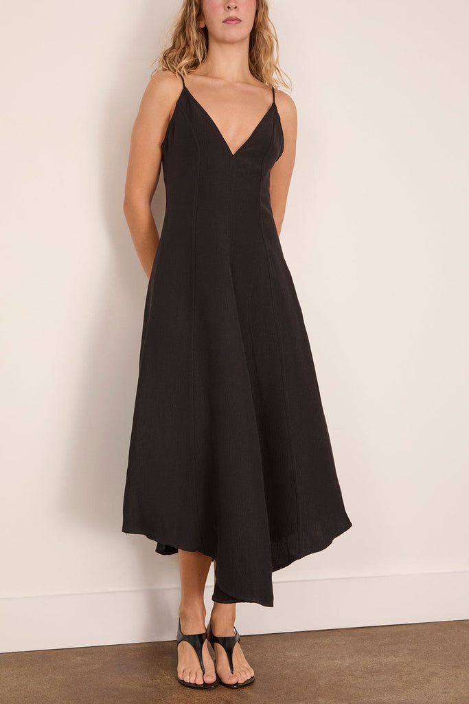 blue dress for baby girl PROENZA SCHOULER Size 6 Black Silk Strapless Knot Dress  Sui Generis  Designer Consignment