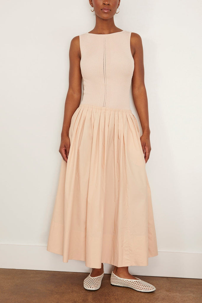 Proenza Schouler White Label Tori Knit Dress in Light Rose