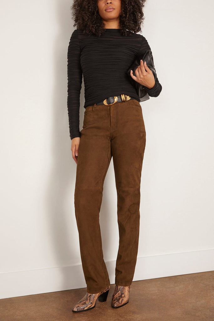 Proenza Schouler White Label Maxine Pant in Wood – Hampden Clothing
