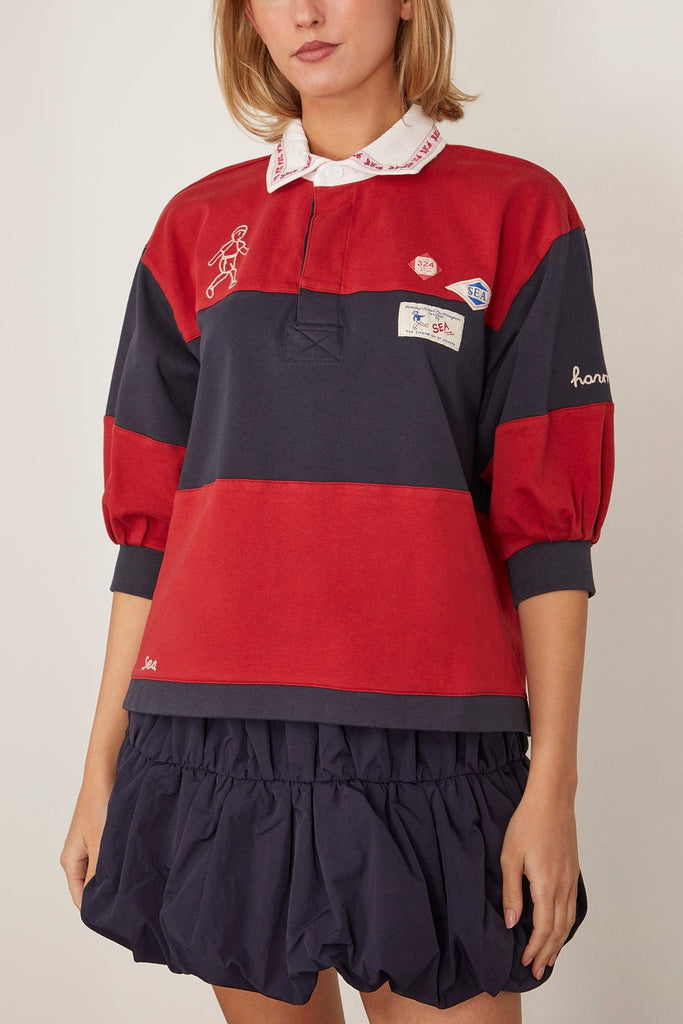 【SEA NEW YORK】 CAROLYN WORKWEAR RUGBY Sea Carolyn Workwear Rugby Shirt In Multi | ModeSens