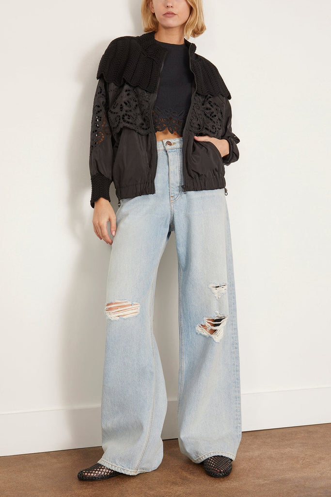 Sea NY/Dahlia クロシェ編み ウインドブレーカー Sea NY/Dahlia クロシェ編み ウインドブレーカー