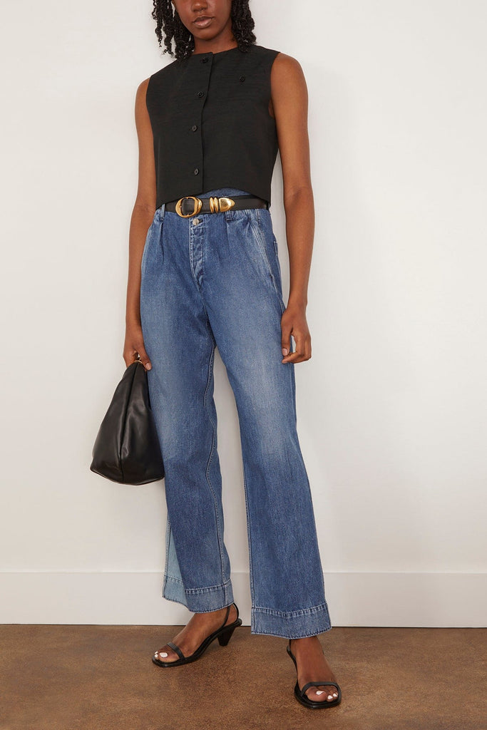 【新品タグ付】サイズ31／TANAKA THE WIDE JEAN Tanaka The Wide Jean Trousers in Vintage Blue – Hampden Clothing