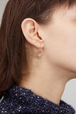 Vintage La Rose Earrings Starburst Earrings in 14K Yellow Gold Vintage La Rose Starburst Earrings in 14K Yellow Gold