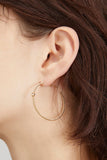 Vintage La Rose Earrings Twisted Bezel Hoops in 14K Yellow Gold Vintage La Rose Twisted Bezel Hoops in 14K Yellow Gold