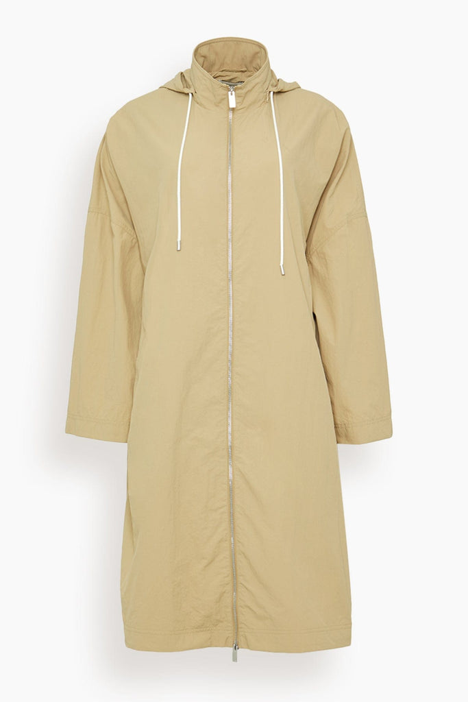 Toteme Windbreaker Coat in Desert – Hampden Clothing