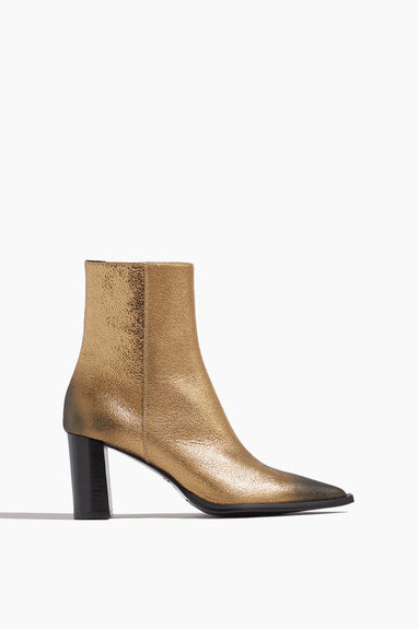 Dorothee Schumacher Ankle Boots Metallic Chic Bootie in Structured Gold