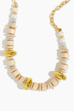 Lizzie Fortunato Necklaces Interval Collar Necklace in Cream