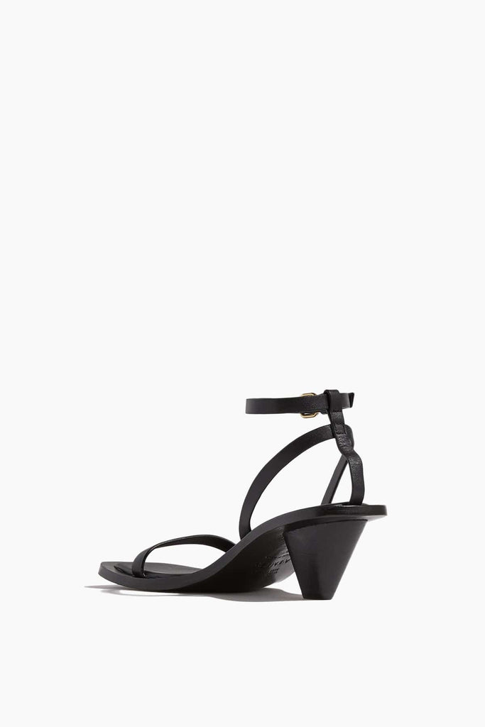 Irving Heeled Sandal in Black – Hampden Clothing