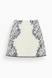 Alemais Skirts Airlie Skirt in Navy/Cream