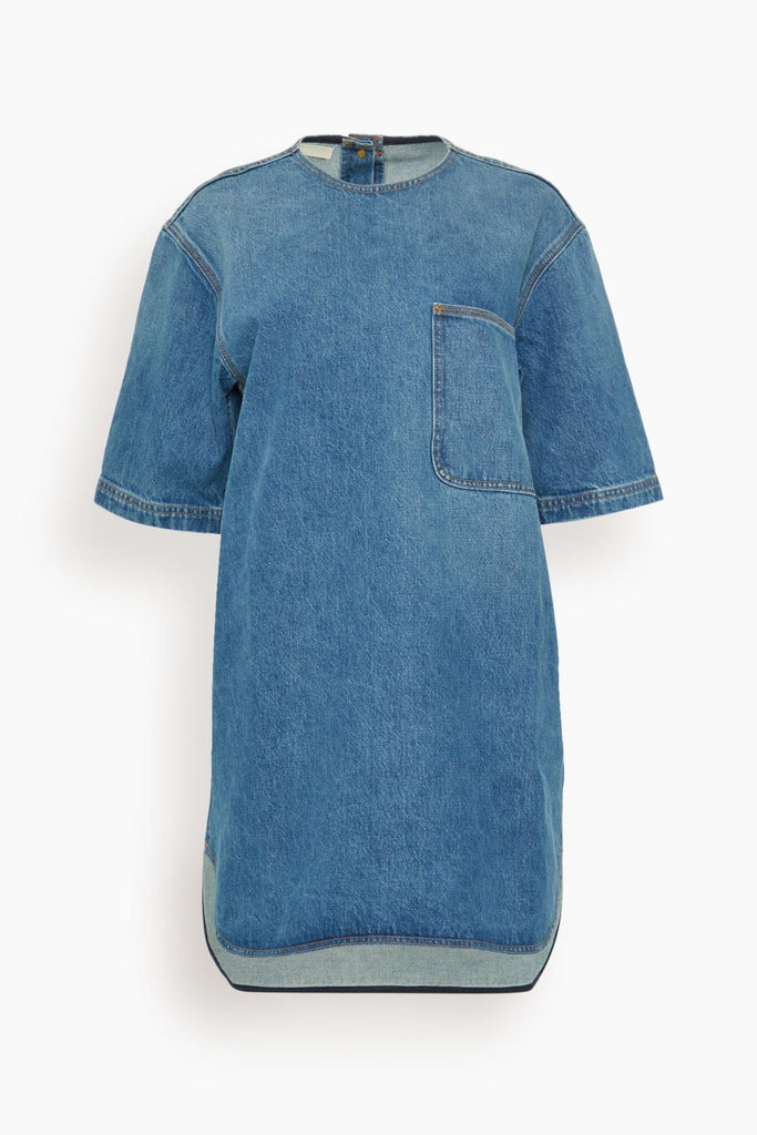 Ulla Johnson The Joan Tunic Dress in Danube – Hampden Clothing