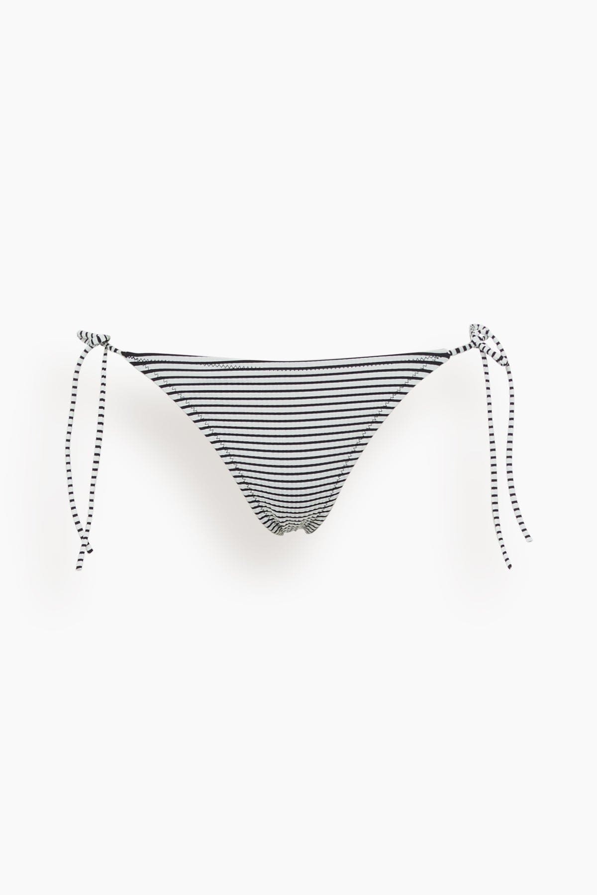 Solid & Striped Swimwear Lilly Bikini Bottom in Stripe Seersucker