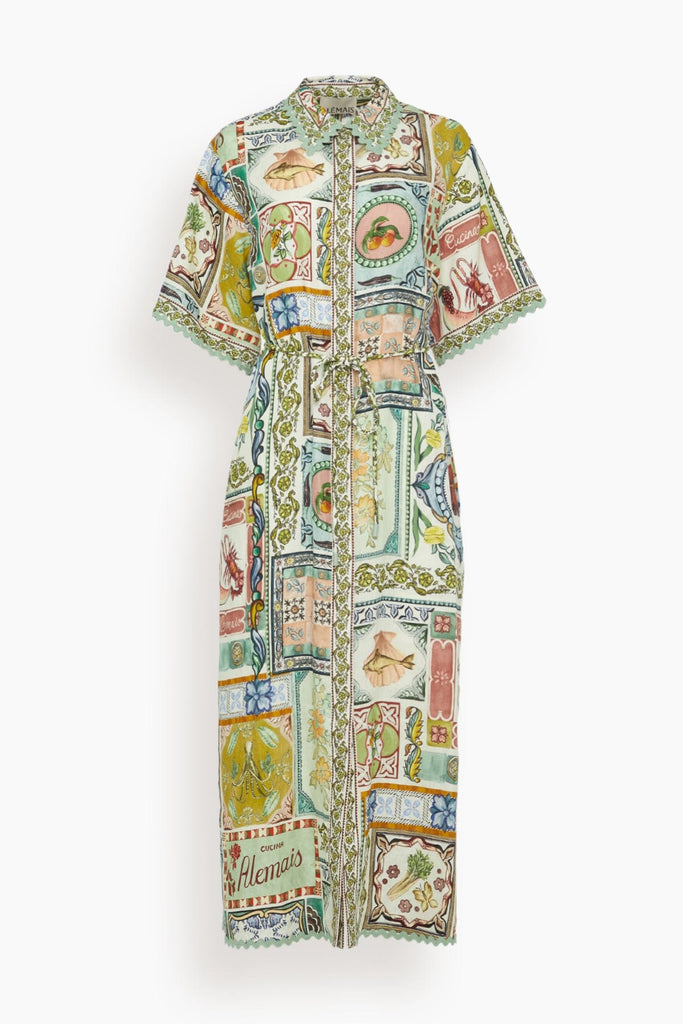 Alemais Tommasina Shirtdress in Multi – Hampden Clothing