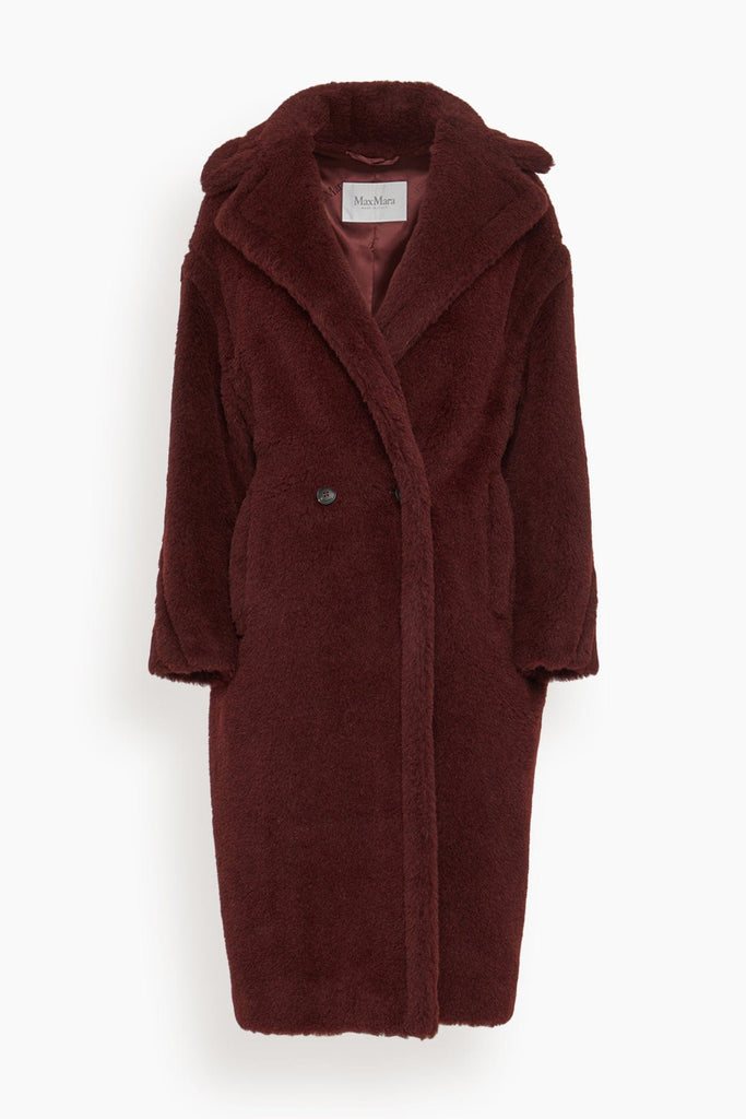 Max Mara Tedgirl Coat in Cherry – Hampden Clothing